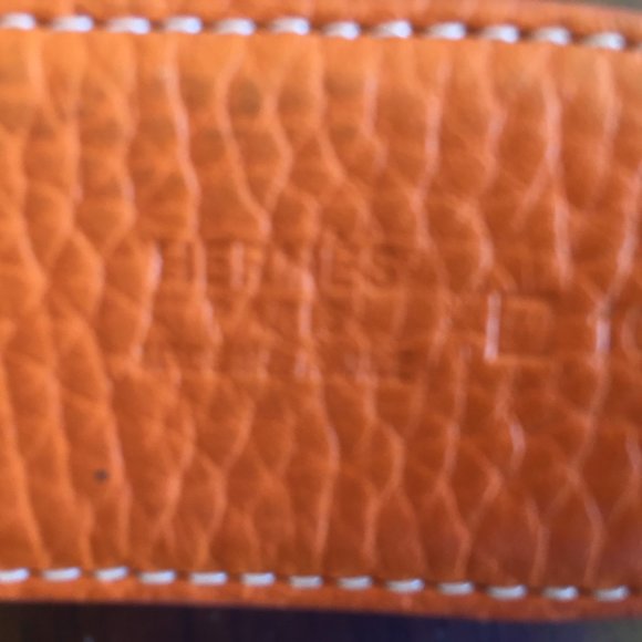 Hermes 18k H belt buckle & Reversible black/red le